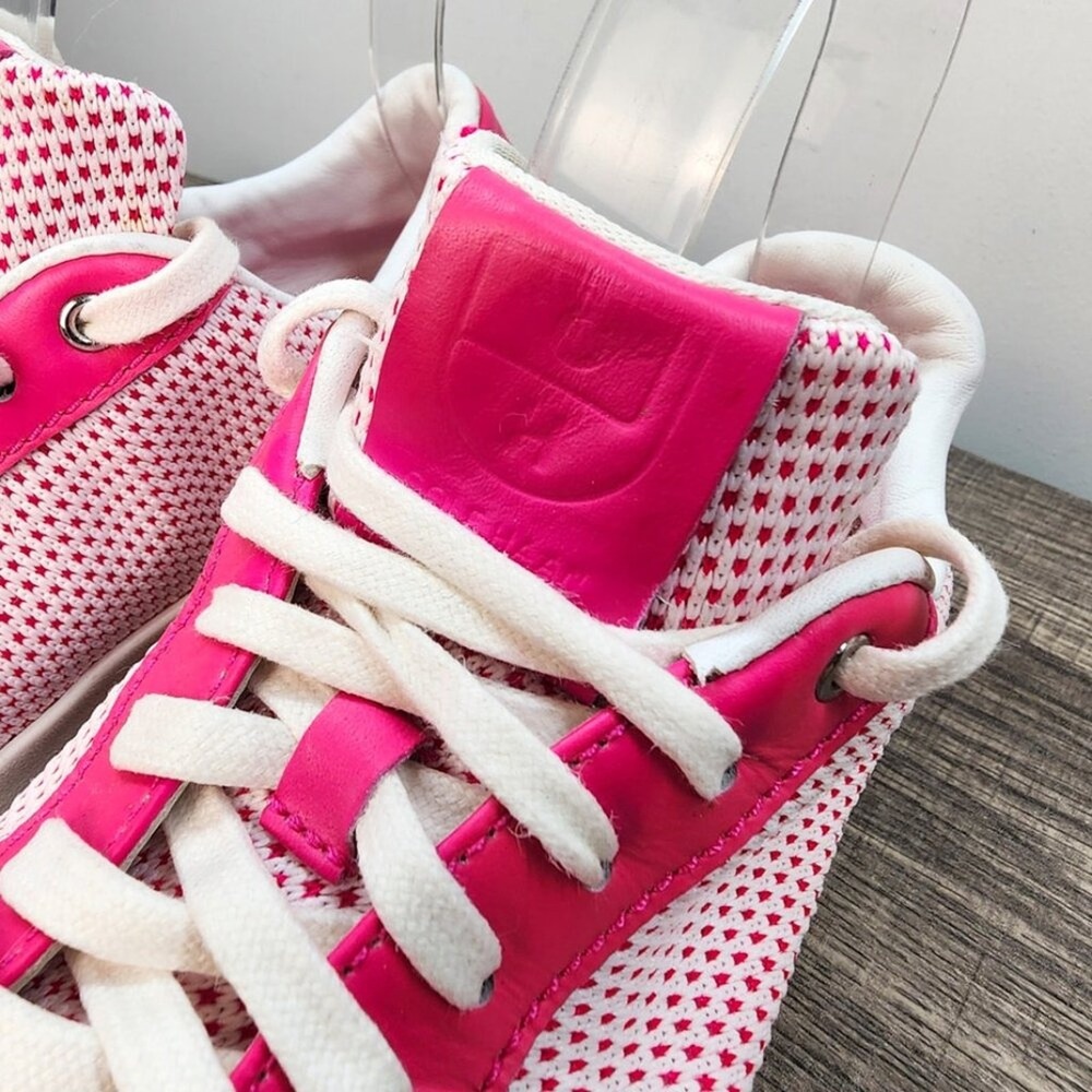 Cole Haan Zerogrand Women's Pink White Star Mesh Sneakers‎ Athletic Shoes 9.5 - Picture 4 of 7
